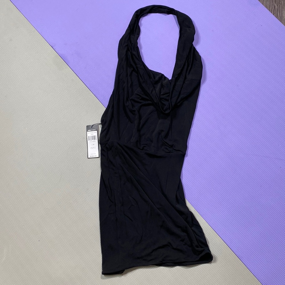 BCBGMaxazria VEDA halter dress.